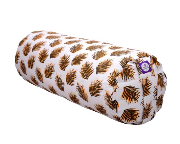 Organic Cotton Round Yoga Bolster - Yogikuti